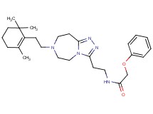 2-phenoxy-N-(2-{7-[2-(2,6,6-trimethyl-1-cyclohexen-1-yl)ethyl]-6,7,8,9-tetrahydro-5H-[1,2,4]triazolo[4,3-d][1,4]diazepin-3-yl}ethyl)acetamide