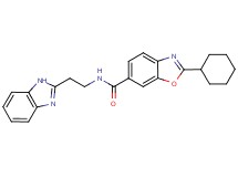 N-[2-(1H-benzimidazol-2-yl)ethyl]-2-cyclohexyl-1,3-benzoxazole-6-carboxamide
