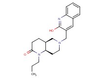 rel-(4aS,8aR)-6-[(2-hydroxy-3-quinolinyl)methyl]-1-propyloctahydro-1,6-naphthyridin-2(1H)-one
