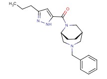 (1S*,5R*)-3-benzyl-6-[(3-propyl-1H-pyrazol-5-yl)carbonyl]-3,6-diazabicyclo[3.2.2]nonane