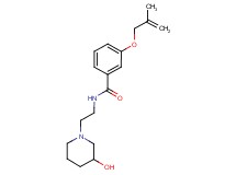 N-[2-(3-hydroxypiperidin-1-yl)ethyl]-3-[(2-methylprop-2-en-1-yl)oxy]benzamide