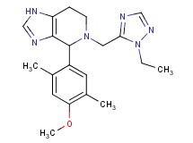 5-[(1-ethyl-1H-1,2,4-triazol-5-yl)methyl]-4-(4-methoxy-2,5-dimethylphenyl)-4,5,6,7-tetrahydro-1H-imidazo[4,5-c]pyridine