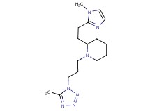 2-[2-(1-methyl-1H-imidazol-2-yl)ethyl]-1-[3-(5-methyl-1H-tetrazol-1-yl)propyl]piperidine