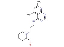 (1-{3-[(5,7-dimethylpyrido[2,3-d]pyrimidin-4-yl)amino]propyl}piperidin-2-yl)methanol