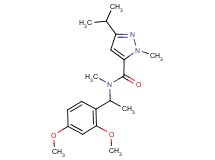N-[1-(2,4-dimethoxyphenyl)ethyl]-3-isopropyl-N,1-dimethyl-1H-pyrazole-5-carboxamide