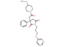3-[2-(4-methoxy-1-piperidinyl)-2-oxoethyl]-3-phenyl-1-[3-(3-pyridinyloxy)propyl]-2,5-pyrrolidinedione