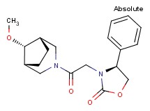 (4S)-3-{2-[(8-syn)-8-methoxy-3-azabicyclo[3.2.1]oct-3-yl]-2-oxoethyl}-4-phenyl-1,3-oxazolidin-2-one