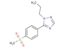 5-[4-(methylsulfonyl)phenyl]-1-propyl-1H-1,2,4-triazole