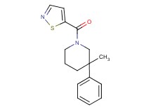1-(isothiazol-5-ylcarbonyl)-3-methyl-3-phenylpiperidine