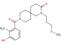 9-(3-hydroxy-2-methylbenzoyl)-2-(3-methoxypropyl)-2,9-diazaspiro[5.5]undecan-3-one