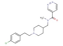 N-({1-[2-(4-chlorophenyl)ethyl]piperidin-4-yl}methyl)-N-methylpyridazine-4-carboxamide