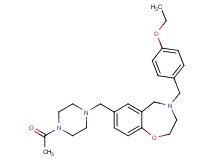 7-[(4-acetyl-1-piperazinyl)methyl]-4-(4-ethoxybenzyl)-2,3,4,5-tetrahydro-1,4-benzoxazepine