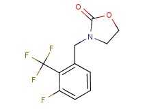 3-[3-fluoro-2-(trifluoromethyl)benzyl]-1,3-oxazolidin-2-one