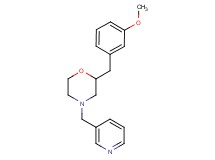 2-(3-methoxybenzyl)-4-(3-pyridinylmethyl)morpholine