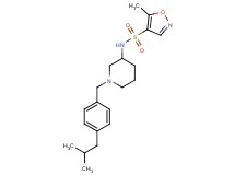 N-[1-(4-isobutylbenzyl)-3-piperidinyl]-5-methyl-4-isoxazolesulfonamide