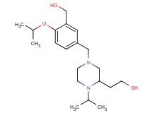 2-{4-[3-(hydroxymethyl)-4-isopropoxybenzyl]-1-isopropyl-2-piperazinyl}ethanol