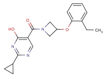 2-cyclopropyl-5-{[3-(2-ethylphenoxy)azetidin-1-yl]carbonyl}pyrimidin-4-ol