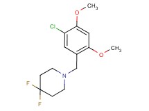 1-(5-chloro-2,4-dimethoxybenzyl)-4,4-difluoropiperidine