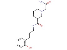 1-(2-amino-2-oxoethyl)-N-[3-(2-hydroxyphenyl)propyl]piperidine-3-carboxamide