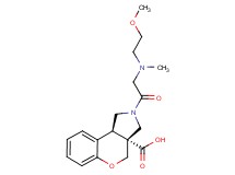 (3aR*,9bR*)-2-[N-(2-methoxyethyl)-N-methylglycyl]-1,2,3,9b-tetrahydrochromeno[3,4-c]pyrrole-3a(4H)-carboxylic acid
