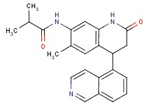 N-(4-isoquinolin-5-yl-6-methyl-2-oxo-1,2,3,4-tetrahydroquinolin-7-yl)-2-methylpropanamide