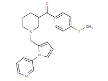 [4-(methylthio)phenyl](1-{[1-(3-pyridinyl)-1H-pyrrol-2-yl]methyl}-3-piperidinyl)methanone