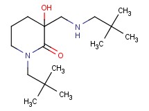 1-(2,2-dimethylpropyl)-3-{[(2,2-dimethylpropyl)amino]methyl}-3-hydroxy-2-piperidinone