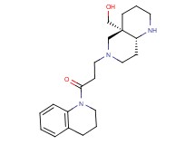 [(4aS*,8aR*)-6-[3-(3,4-dihydro-1(2H)-quinolinyl)-3-oxopropyl]octahydro-1,6-naphthyridin-4a(2H)-yl]methanol