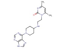 4,6-dimethyl-1-(2-{[1-(9H-purin-6-yl)piperidin-4-yl]amino}ethyl)pyrimidin-2(1H)-one