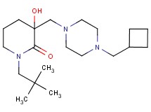 3-{[4-(cyclobutylmethyl)-1-piperazinyl]methyl}-1-(2,2-dimethylpropyl)-3-hydroxy-2-piperidinone