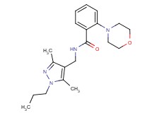 N-[(3,5-dimethyl-1-propyl-1H-pyrazol-4-yl)methyl]-2-morpholin-4-ylbenzamide