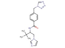 N-[1-(1H-imidazol-1-ylmethyl)-2,2-dimethylpropyl]-4-(1H-tetrazol-1-ylmethyl)benzamide