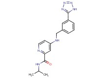 N-isopropyl-4-{[3-(1H-tetrazol-5-yl)benzyl]amino}-2-pyridinecarboxamide