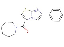3-(1-azepanylcarbonyl)-6-phenylimidazo[2,1-b][1,3]thiazole