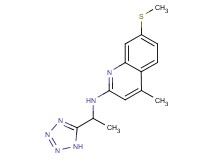 4-methyl-7-(methylthio)-N-[1-(1H-tetrazol-5-yl)ethyl]quinolin-2-amine