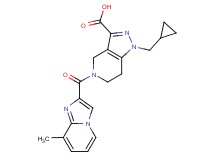 1-(cyclopropylmethyl)-5-[(8-methylimidazo[1,2-a]pyridin-2-yl)carbonyl]-4,5,6,7-tetrahydro-1H-pyrazolo[4,3-c]pyridine-3-carboxylic acid