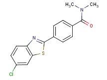 4-(6-chloro-1,3-benzothiazol-2-yl)-N,N-dimethylbenzamide