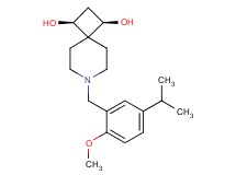 (1R*,3S*)-7-(5-isopropyl-2-methoxybenzyl)-7-azaspiro[3.5]nonane-1,3-diol