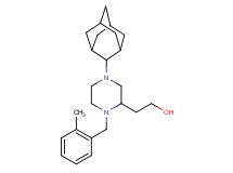 2-[4-(2-adamantyl)-1-(2-methylbenzyl)-2-piperazinyl]ethanol