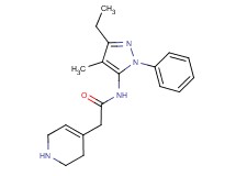 N-(3-ethyl-4-methyl-1-phenyl-1H-pyrazol-5-yl)-2-(1,2,3,6-tetrahydro-4-pyridinyl)acetamide hydrochloride