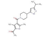 1-(4-{[4-(3-isopropyl-1H-pyrazol-5-yl)piperidin-1-yl]carbonyl}-3,5-dimethyl-1H-pyrrol-2-yl)ethanone