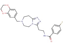 N-{2-[7-(2,3-dihydro-1,4-benzodioxin-6-ylmethyl)-6,7,8,9-tetrahydro-5H-[1,2,4]triazolo[4,3-d][1,4]diazepin-3-yl]ethyl}-4-fluorobenzamide
