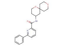 N-1,9-dioxaspiro[5.5]undec-4-yl-6-phenylpyridine-2-carboxamide