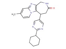 5-(2-cyclohexylpyrimidin-5-yl)-9-methyl-1,2,4,5-tetrahydro-3H-pyrido[1',2':1,2]imidazo[4,5-c]azepin-3-one
