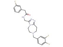 N-{[7-(3,4-difluorobenzyl)-6,7,8,9-tetrahydro-5H-[1,2,4]triazolo[4,3-d][1,4]diazepin-3-yl]methyl}-2-(3-fluorophenyl)acetamide