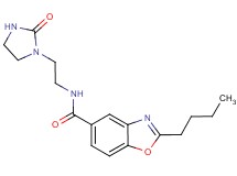 2-butyl-N-[2-(2-oxo-1-imidazolidinyl)ethyl]-1,3-benzoxazole-5-carboxamide