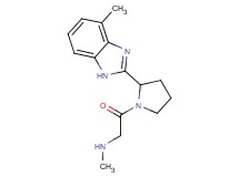 N-methyl-2-[2-(4-methyl-1H-benzimidazol-2-yl)pyrrolidin-1-yl]-2-oxoethanamine