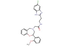 N-[2-(5-chloro-1H-benzimidazol-2-yl)ethyl]-2-[2-(2-methoxyphenyl)-2,3-dihydro-1,4-benzoxazepin-4(5H)-yl]acetamide