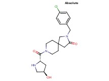 2-(4-chlorobenzyl)-8-[(4R)-4-hydroxy-L-prolyl]-2,8-diazaspiro[4.5]decan-3-one hydrochloride