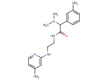 2-(dimethylamino)-2-(3-methylphenyl)-N-{2-[(4-methyl-2-pyridinyl)amino]ethyl}acetamide